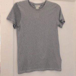 NWT Club Monaco Leary Tee Tricot Blue Stripe sz XS